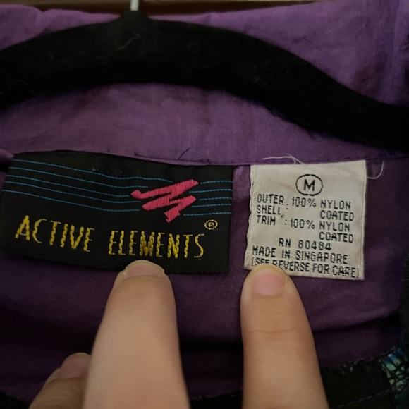 Vintage 80s windrbreaker - Picture 3 of 4